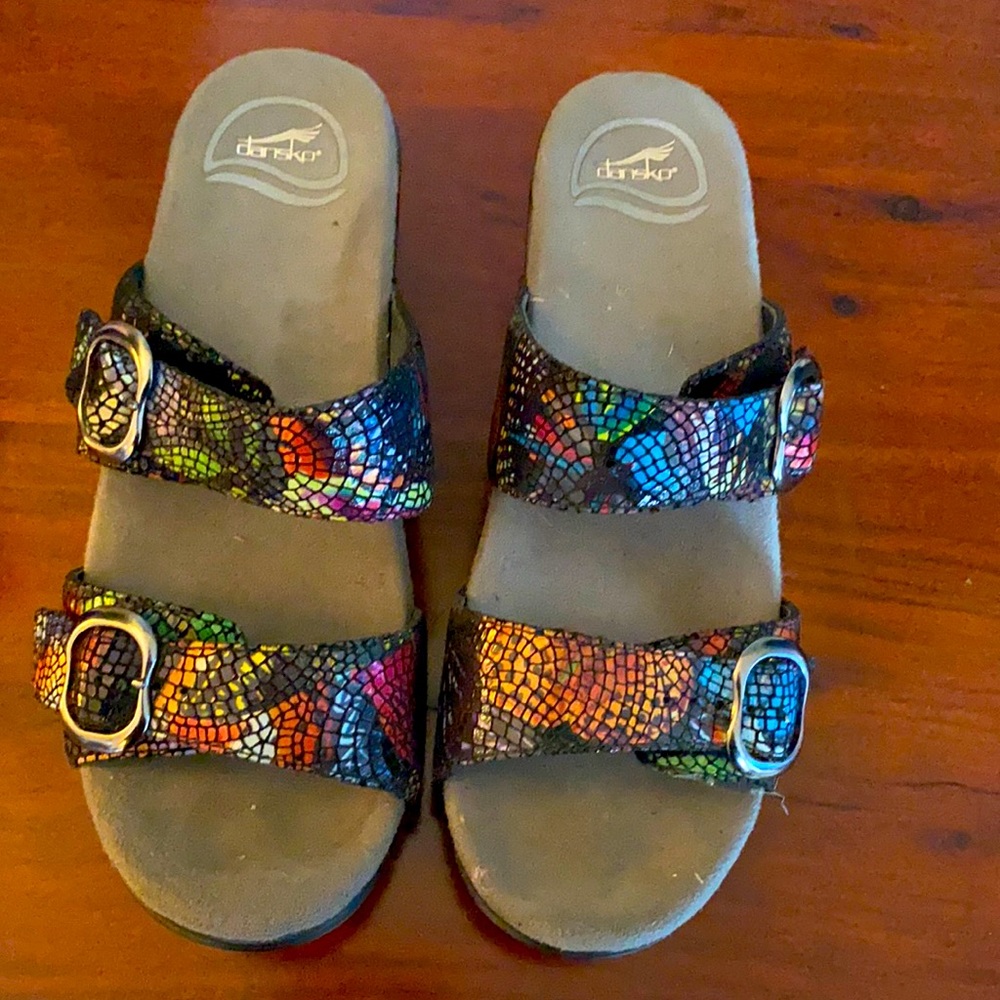 Dansko Multi-Colored sandals